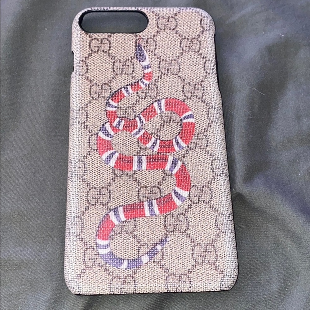 Authentic Gucci iPhone 7/8 plus phone case